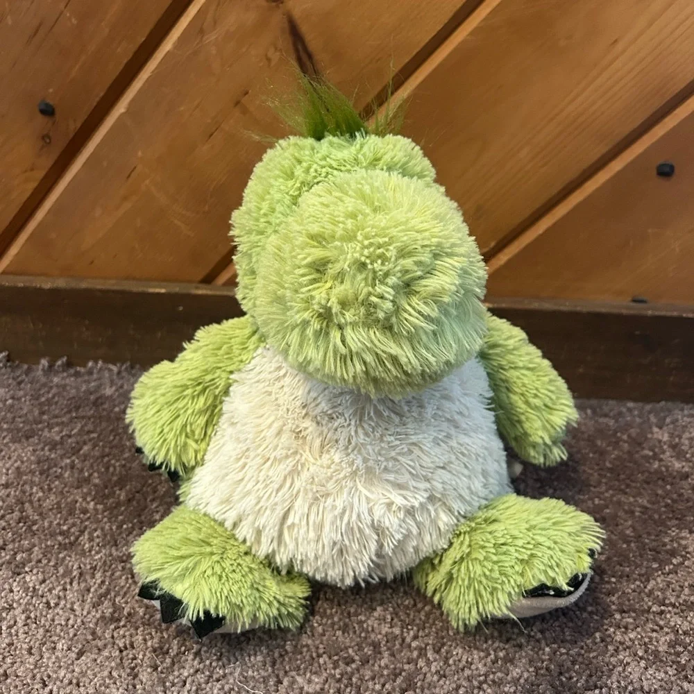 Warmies green dinosaur large plush w/ lavender scent